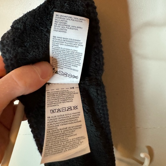 The North Face Cable Minna Fleece Lined Acrylic Earband Womens One Size Black - Picture 9 of 12